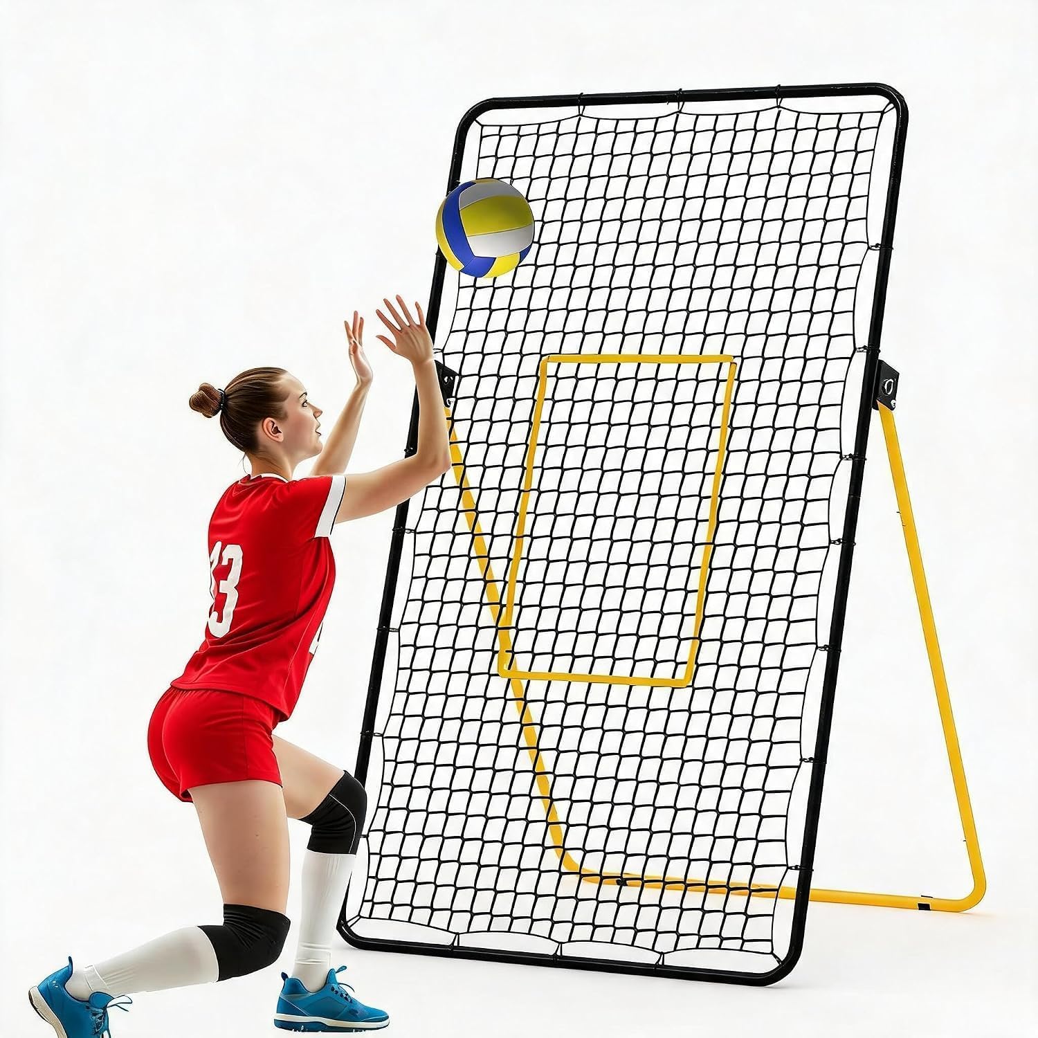 Sports Equipment Volleyball - شبكة ارتداد كرة الطائرة 7x4 قدم،