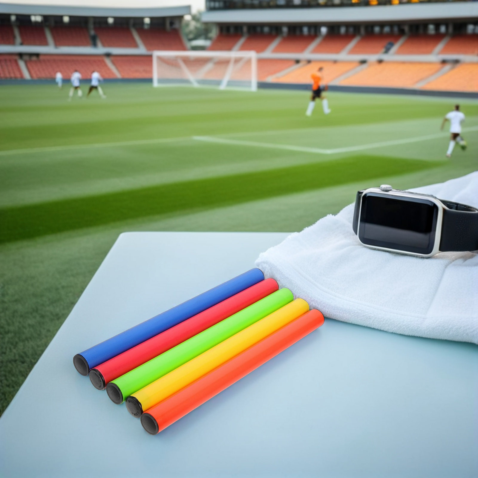 Sports Equipment For Schools - 15 قطعة من عصي التدريب الرياضية
