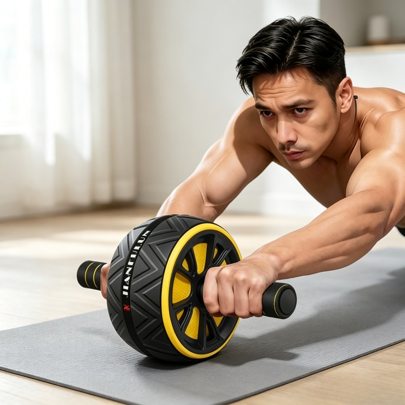 Sports Equipment Suppliers - عجلة تمارين البطن غير القابلة للانزلاق،