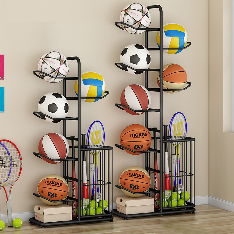 Sports Equipment Volleyball - رف تخزين للكرات الرياضية، حامل كرات